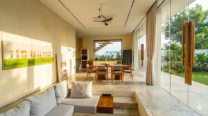 Living Room of 2 Bedroom Ocean View Villa Nusa Dua Bali