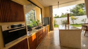 Kitchen Area of 2 Bedroom Ocean View Villa Nusa Dua Bali